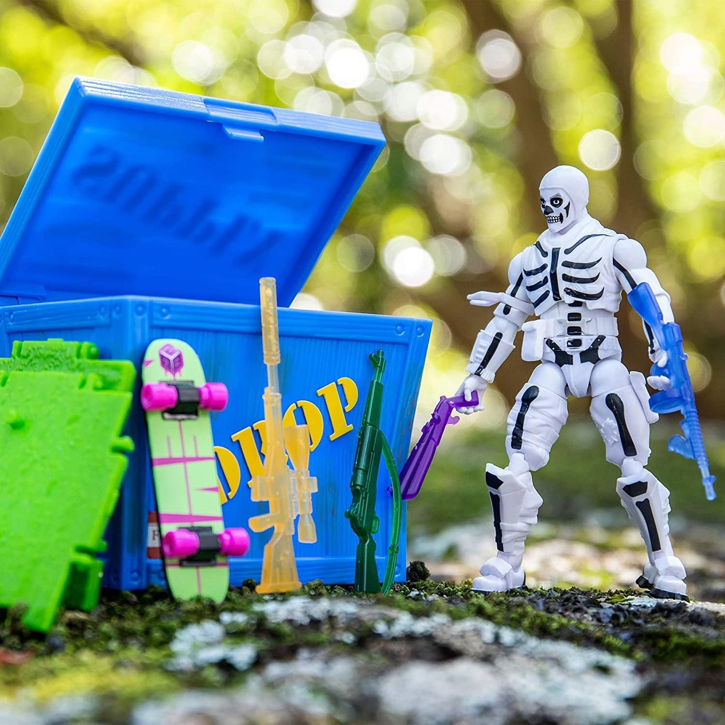 Fortnite Skull Trooper (Inverted) & Supply Crate D