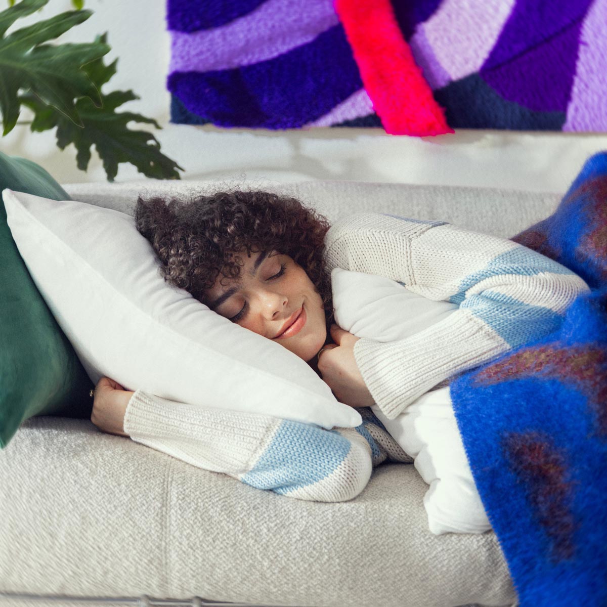 SquishPillow Firm Density Bed Pillow and Pillowcase Cover 2-Pack