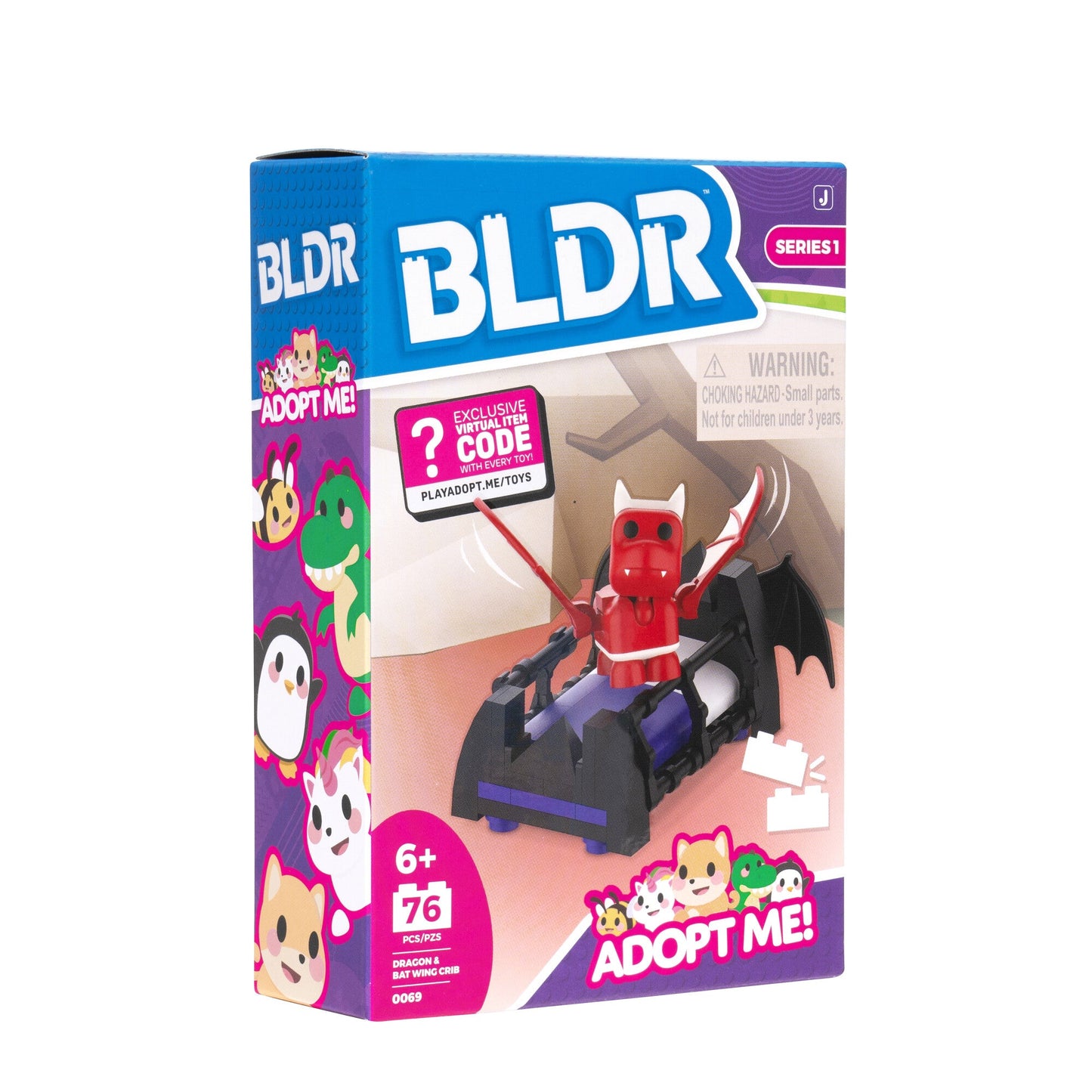 Adopt Me Dragon & Bat Wing Crib Building Set