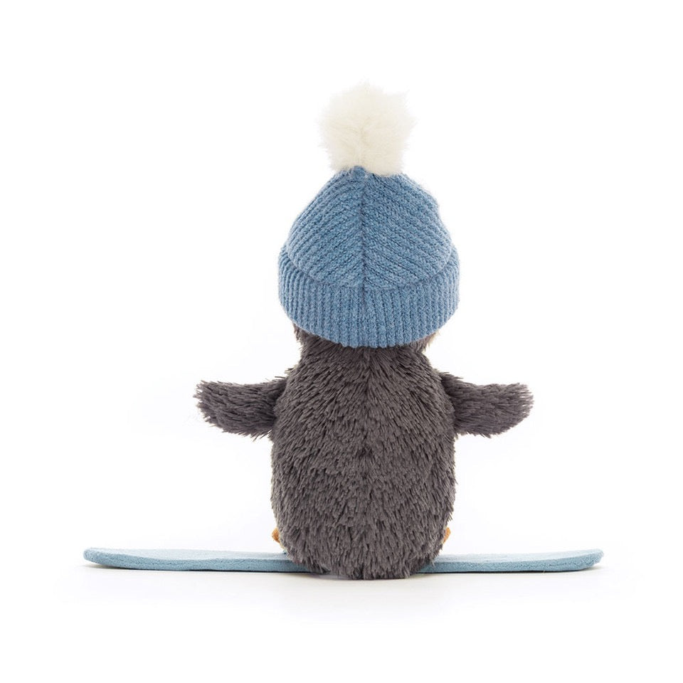 Jellycat Peanut Penguin Snowboarding Small Plush