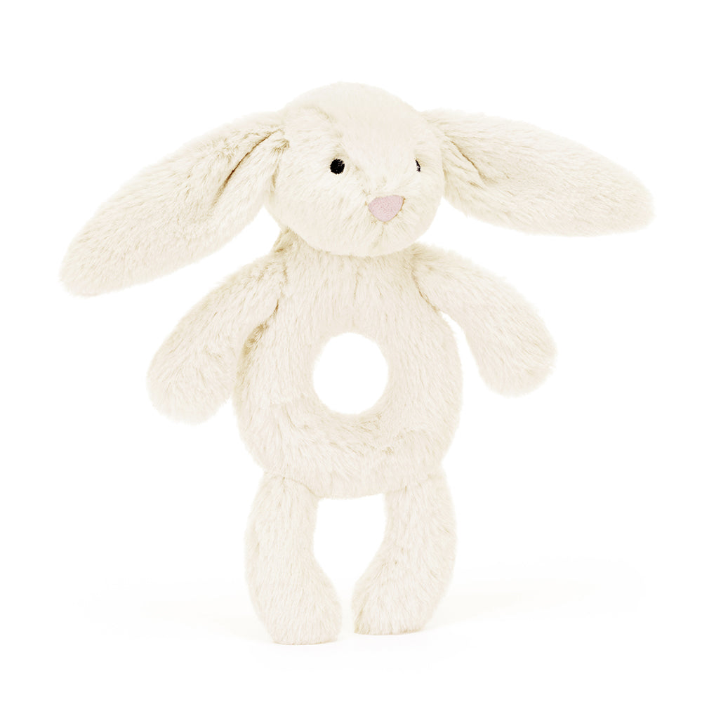 Jellycat Bashful Bunny Cream Ring Rattler