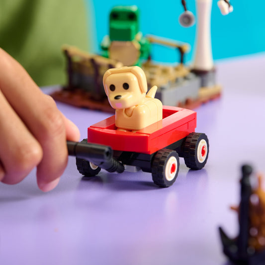 Adopt Me Dog & Red Wagon Stroller Building Set