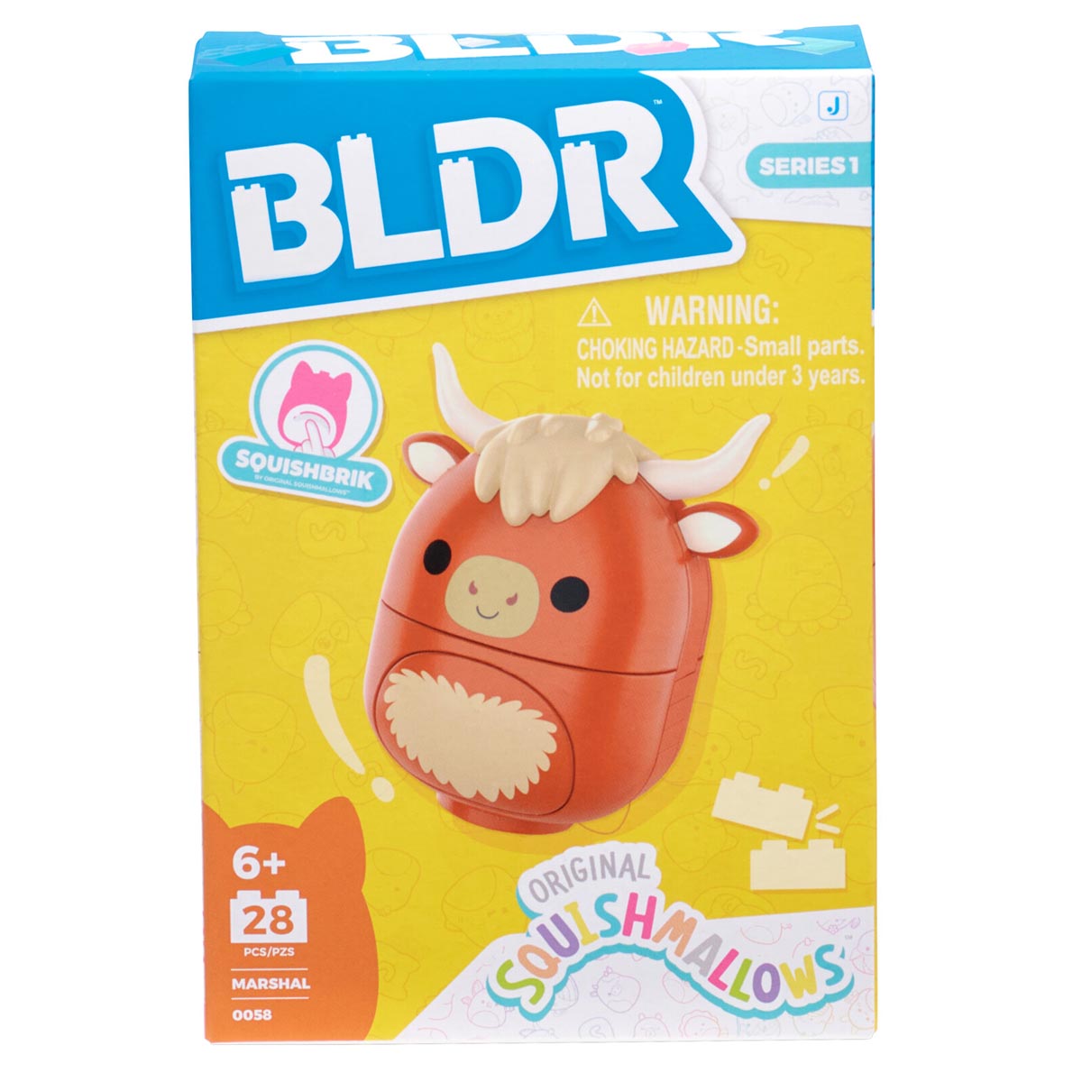 Squishmallows Marshal the Highland Cow Buildable Figure