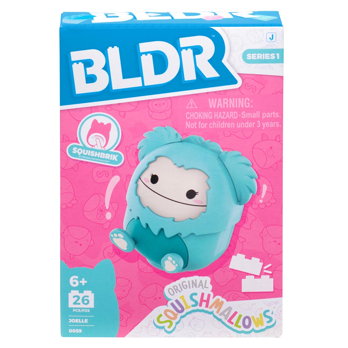 Squishmallows Joelle the Bigfoot Buildable Figure