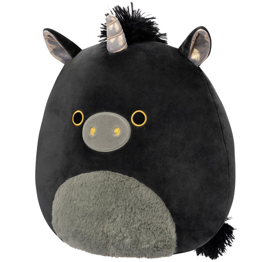 12-Inch Nicolita the Black and Gold Unicorn