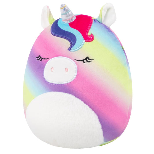 8-Inch Clarissa the Rainbow Unicorn with Fuzzy Belly
