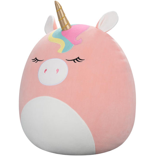 12-Inch Ilene the Pink Unicorn With Rainbow Mane