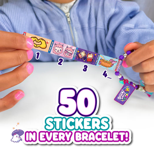 Sticki Rolls Sticki Bands - Wearable & Shareable Sticker Bracelet
