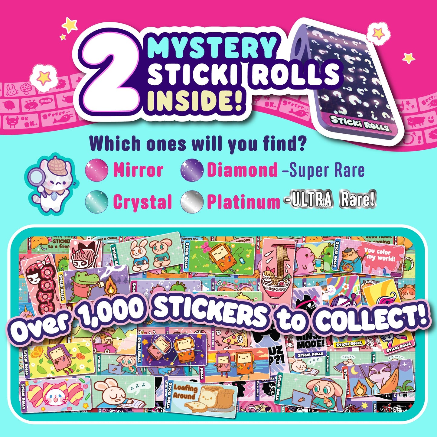 Sticki Rolls Sticki Station & Sticki Bands Bundle