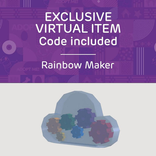 Adopt Me! Neon Unicorn Light-Up Plush