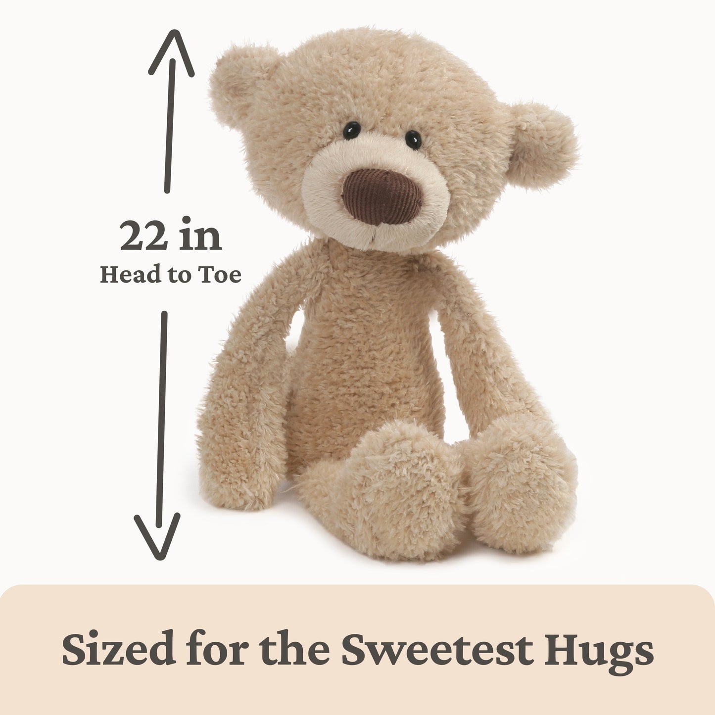 Original (Beige) Toothpick Bear, 22 in