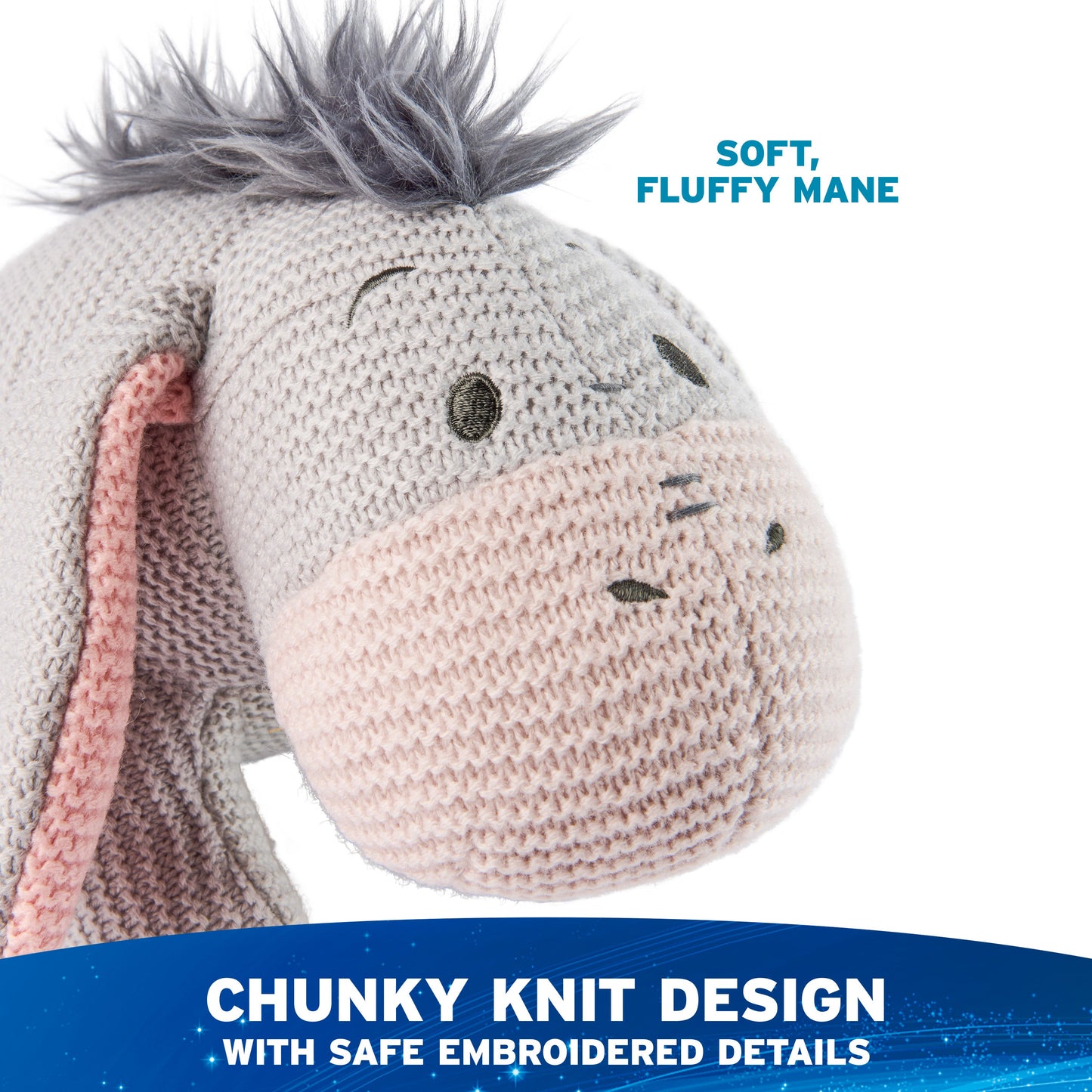 Eeyore Knit Plush, 10 in