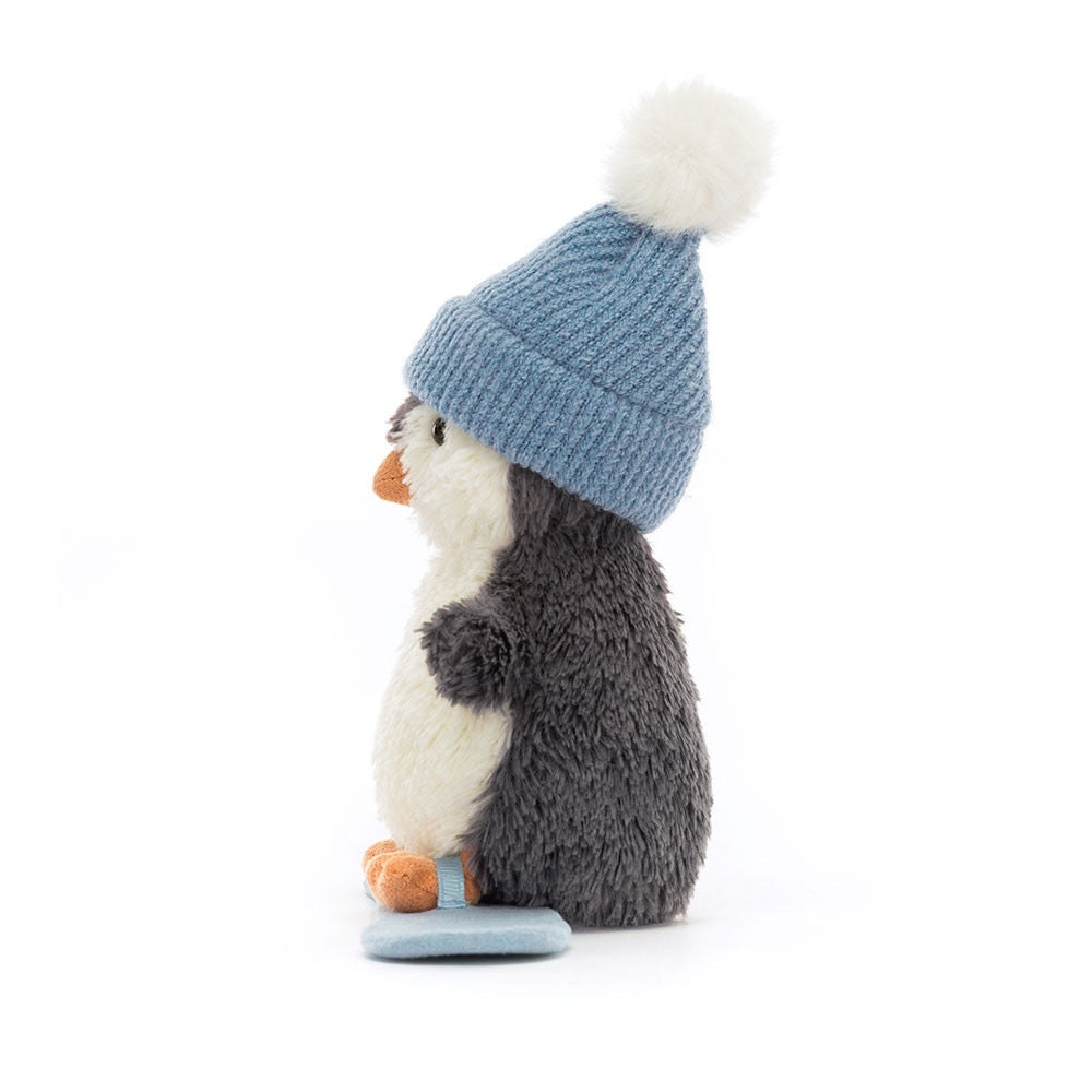 Jellycat Peanut Penguin Snowboarding Small Plush