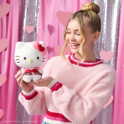 Hello Kitty and Friends Ultra-Premier 8-Inch Hello Kitty Heart Plush - Limited Edition
