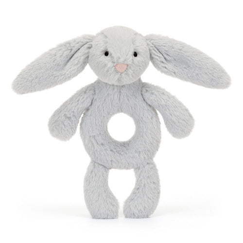 Jellycat Bashful Silver Bunny Ring Rattle
