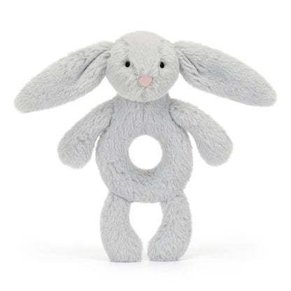 Jellycat Bashful Silver Bunny Ring Rattle