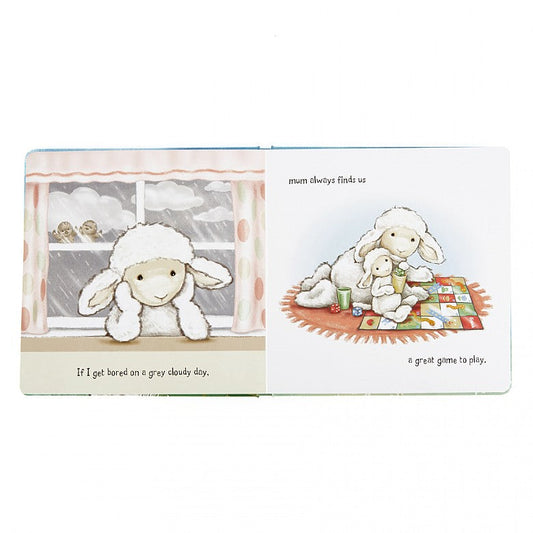Jellycat Bashful Lamb My Mom and Me Book
