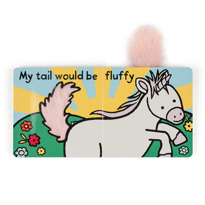 Jellycat If I Were A Unicorn Book And Small Bashful Unicorn Plush Set