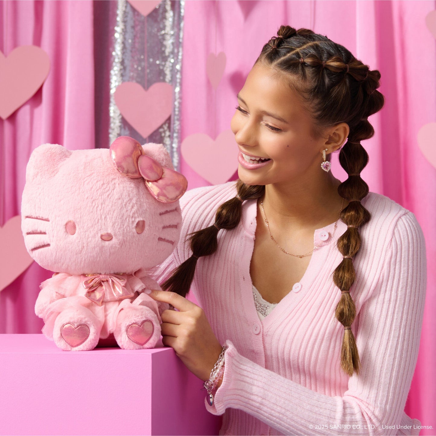 Hello Kitty and Friends Ultra-Premier 12-Inch Hello Kitty Monochrome Plush - Limited Edition