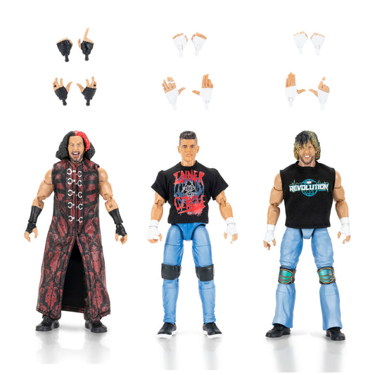 AEW Golf Cart 3-Pack & Orange Cassidy Figure Bundle