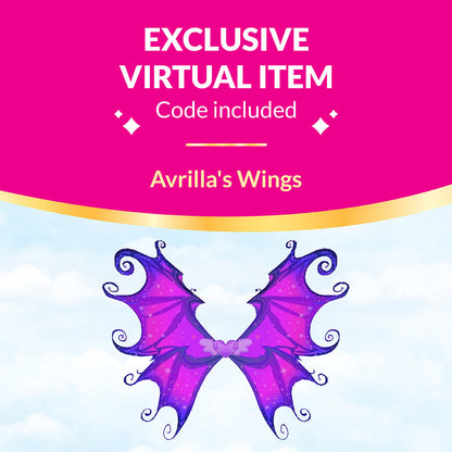 Royale High 9-Inch Fashion Doll - Avrilla the Dark Fairy (Series 1)