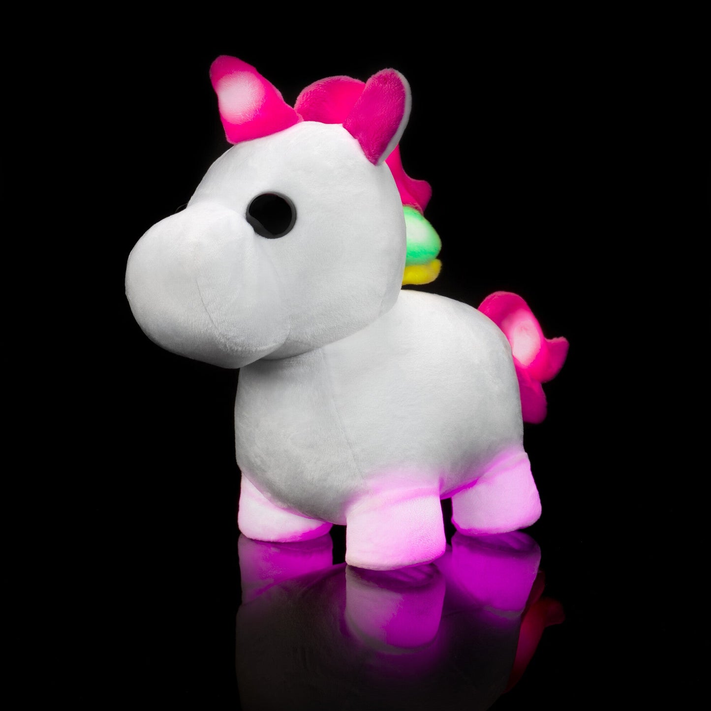Adopt Me! Neon Unicorn Light-Up Plush