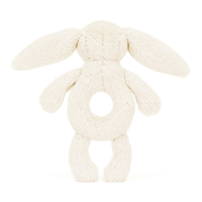Jellycat Bashful Bunny Cream Ring Rattler