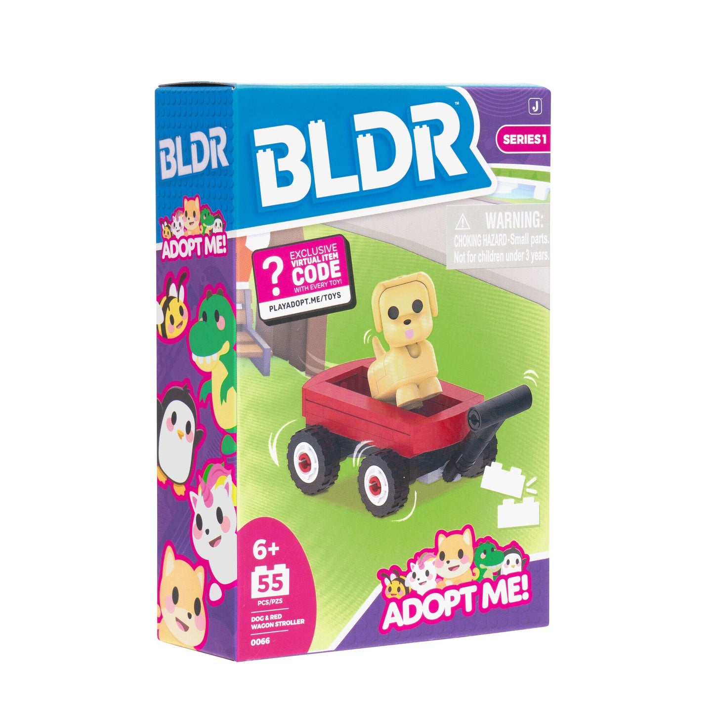 Adopt Me Dog & Red Wagon Stroller Building Set