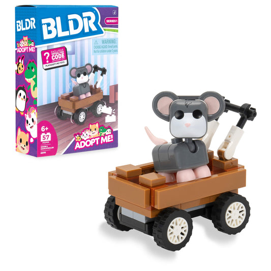 Adopt Me Mouse & Crate Stroller Building Set