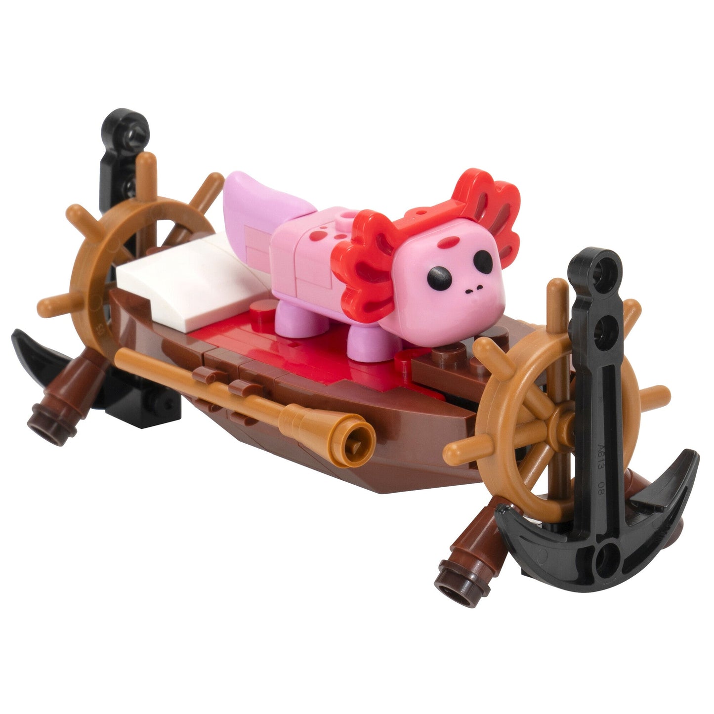 Adopt Me Axolotl & Boat Crib Building Set