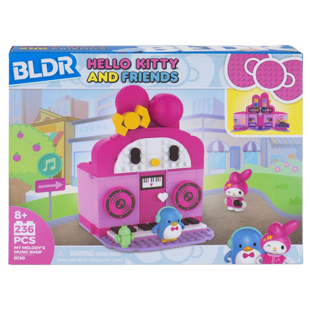 Hello Kitty and Friends My Melody’s Music Shop Building Set