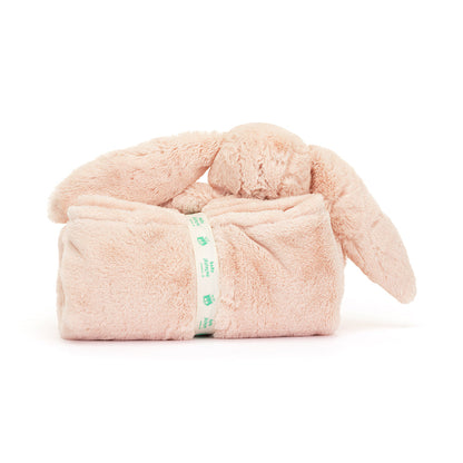Jellycat Bashful Bunny Blankie - Blush