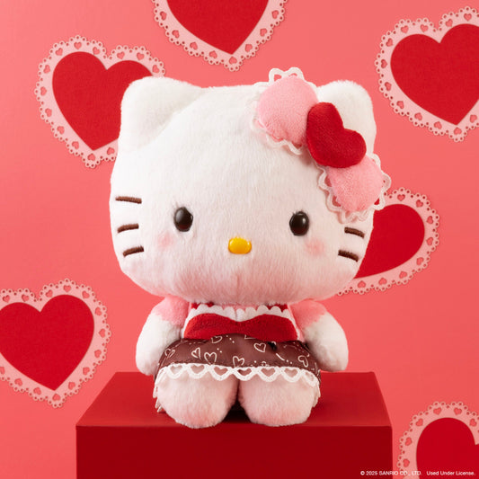 Hello Kitty and Friends Ultra-Premier 8-Inch Hello Kitty Heart Plush - Limited Edition