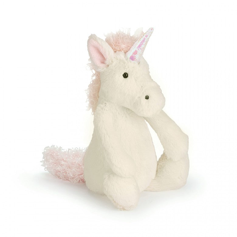 Jellycat If I Were A Unicorn Book And Small Bashful Unicorn Plush Set