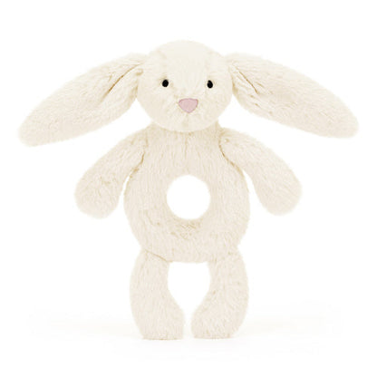 Jellycat Bashful Bunny Cream Ring Rattler
