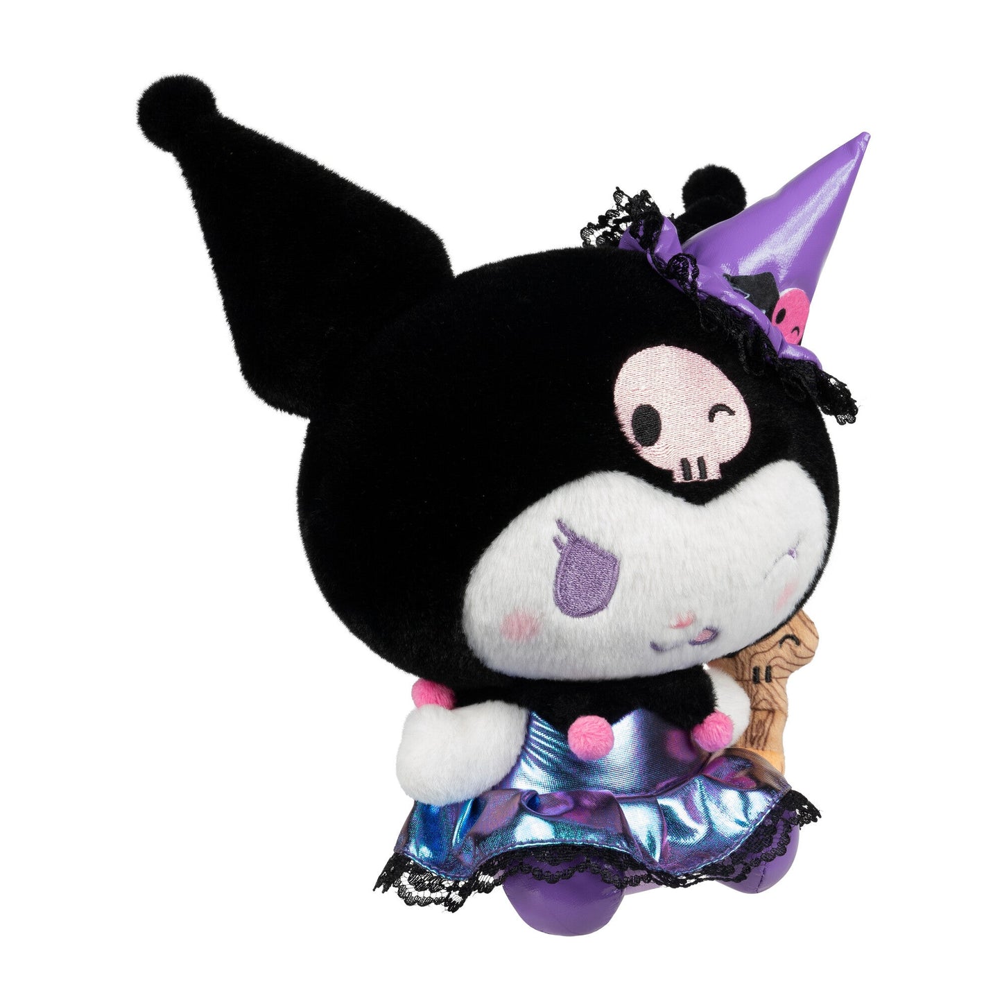 Hello Kitty and Friends 8-Inch Kuromi Halloween Plush Wearing a Witch Costume