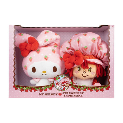 Hello Kitty and Friends 8-Inch Strawberry Shortcake x My Melody Plush 2-Pack