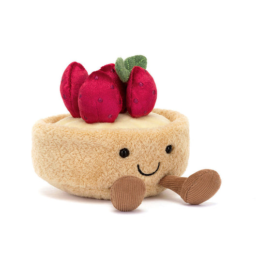 Jellycat Amuseables Fleurette Tarte Aux Fraises Plush