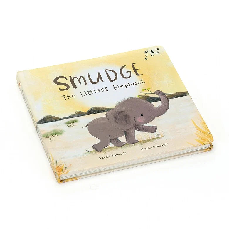 Jellycat Smudge the Littlest Elephant Book and Smudge Elephant Plush