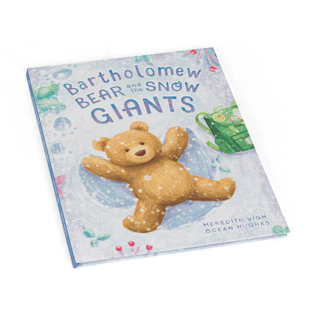 Jellycat Bartholomew Bear And The Snow Giants Book And Bartholomew Bear Medium Plush Set