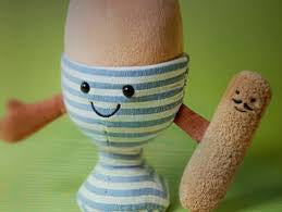 Jellycat Amuseables Eggetha Egg & Lance Soldier