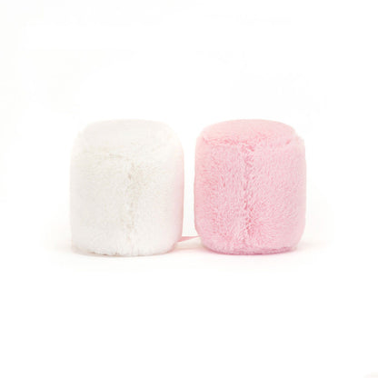 Jellycat Amuseables Pink And White Marshmallows Plush