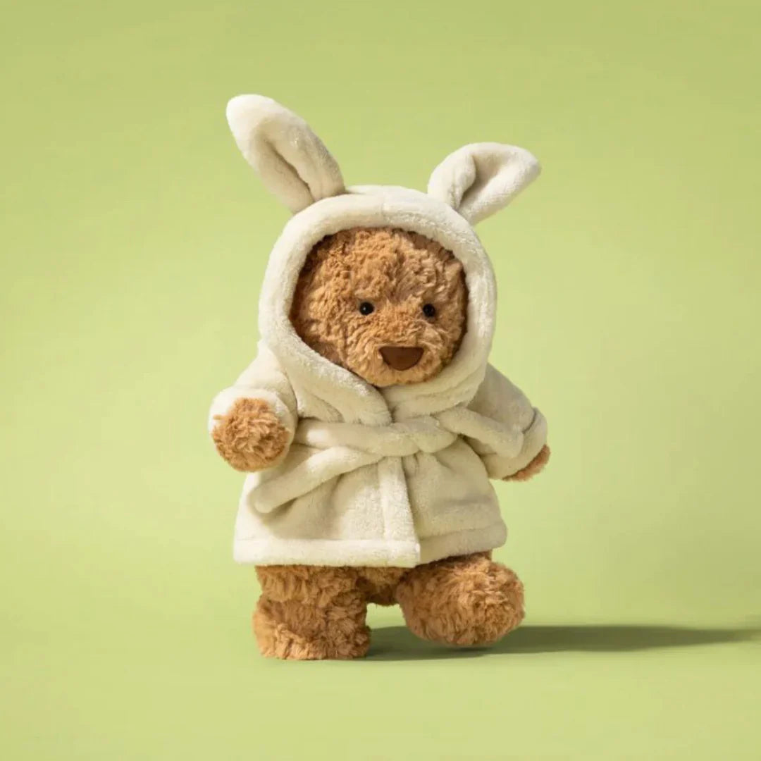Jellycat Bartholomew Bear Bathrobe Medium Plush
