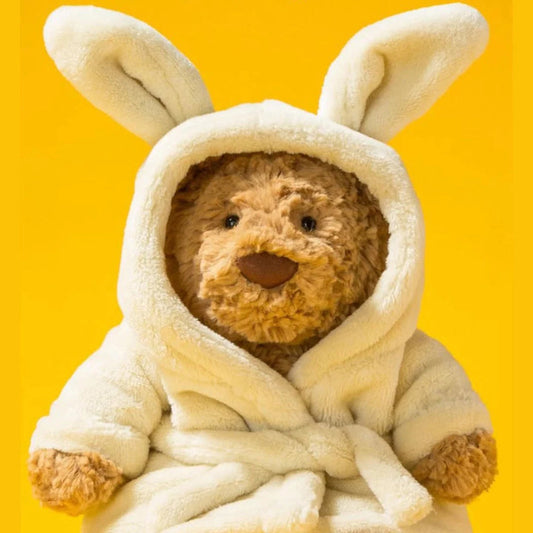 Jellycat Bartholomew Bear Bathrobe Medium Plush