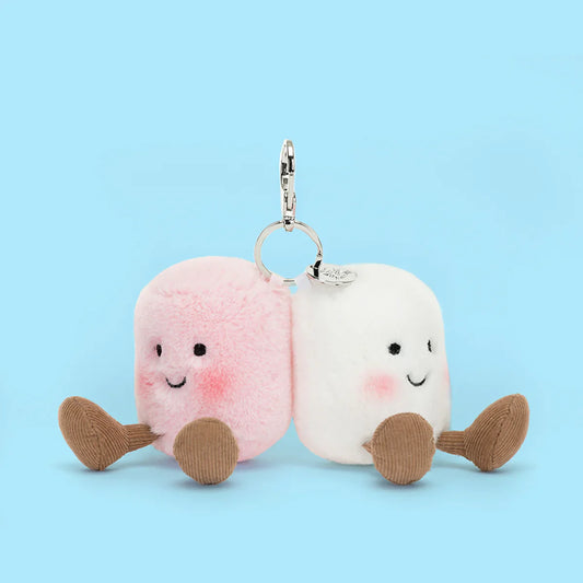 Jellycat Amuseables Pair Of Marshmallows Bag Charm