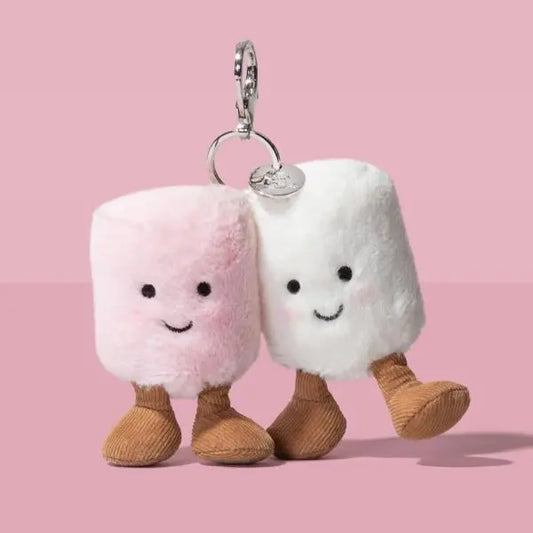 Jellycat Amuseables Pair Of Marshmallows Bag Charm