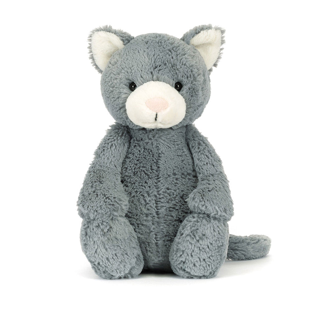 Jellycat Bashful Kitten Medium Plush and When I wonder Book