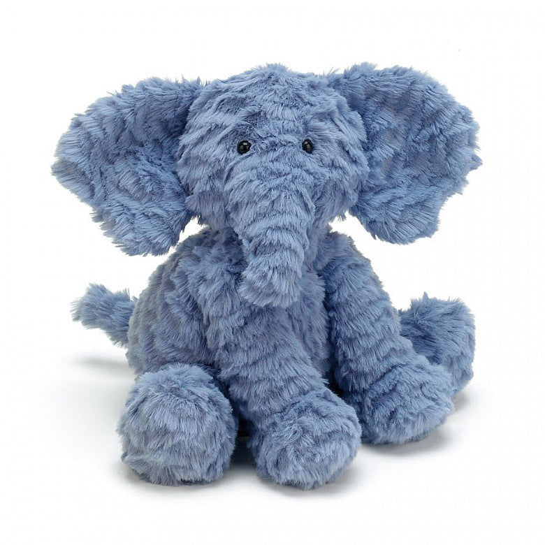 Jellycat Fuddlewuddle Elephant Plush and Elephants Can't Fly Book Set