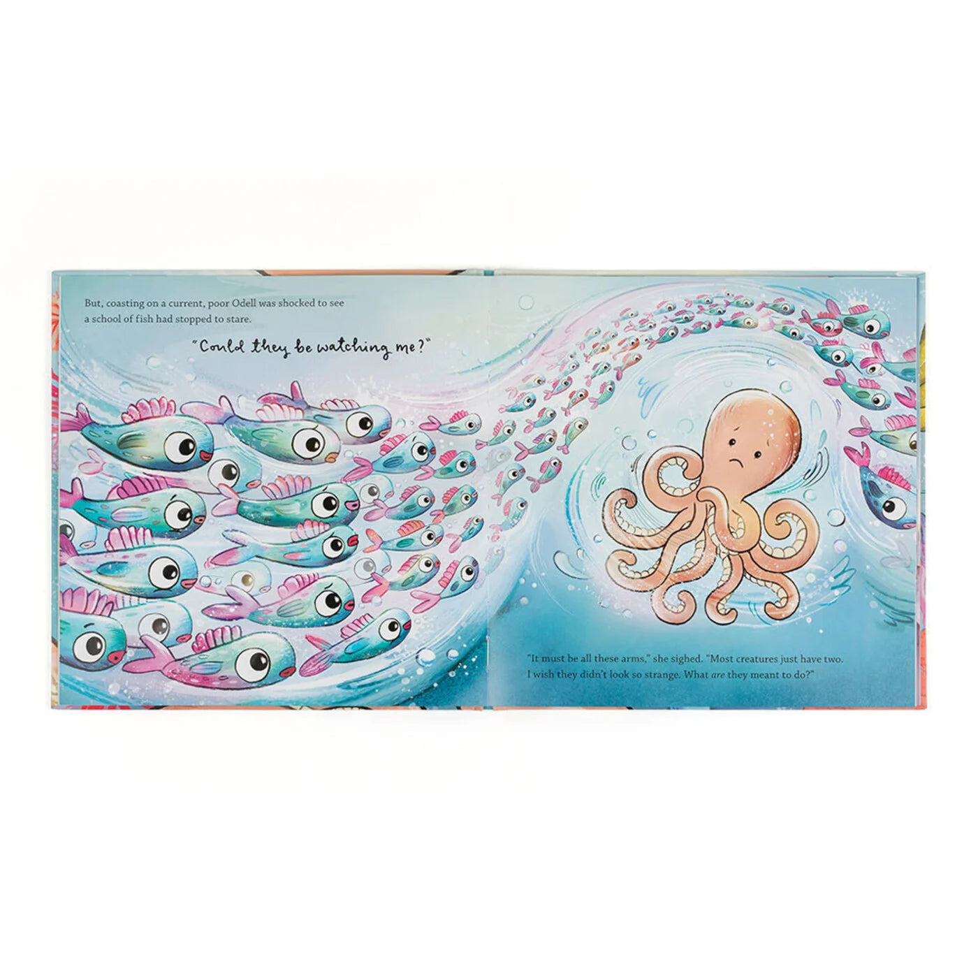 Jellycat Odell’s Amazing Arms Book and Odell Octopus Little Plush Set