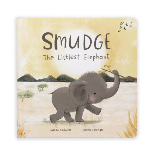 Jellycat Smudge the Littlest Elephant Book and Smudge Elephant Plush
